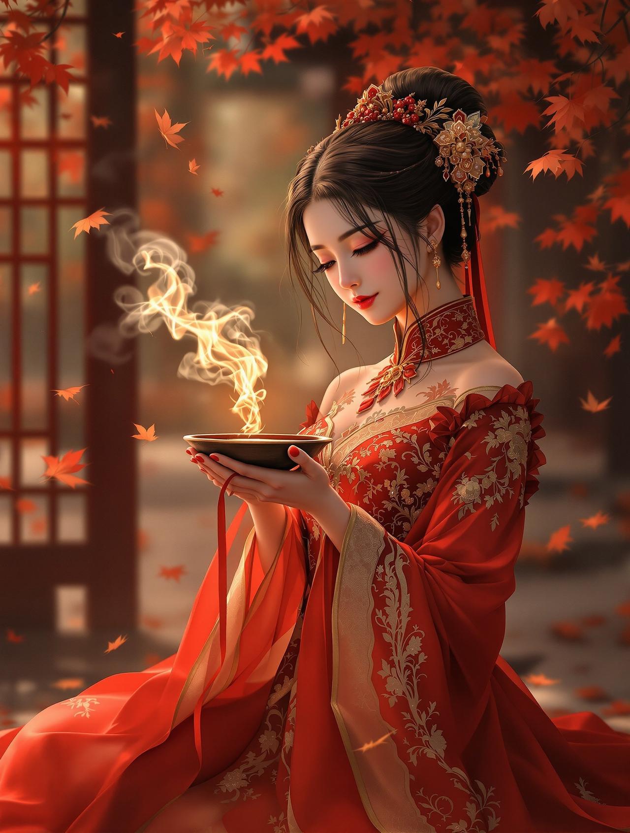 工口漫画精选古风番剧《残香烬》- 一缕残香，燃尽三生痴念